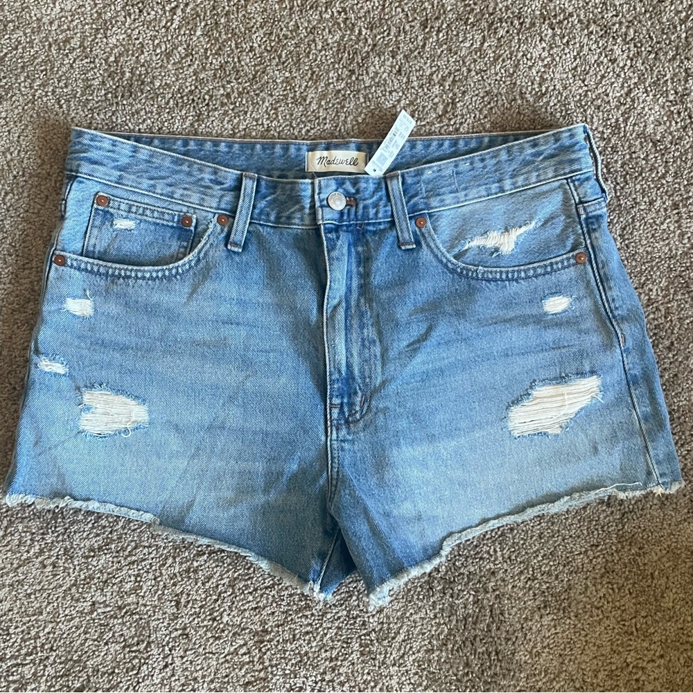 NWT Madewell Relaxed Denim Shorts